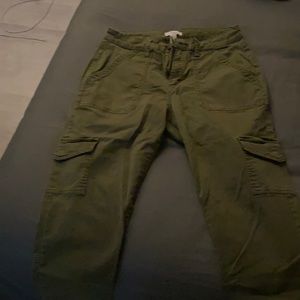 Green cargo pants